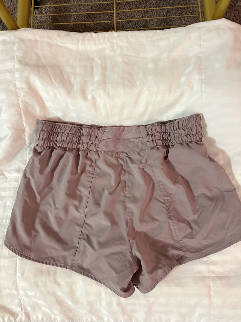 Nike Dri-FIT Running Shorts Mauve Brown Medium M - Picture 3 of 5